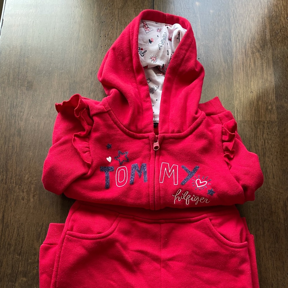 Tommy Hilfiger 24months sweatshirt and pants